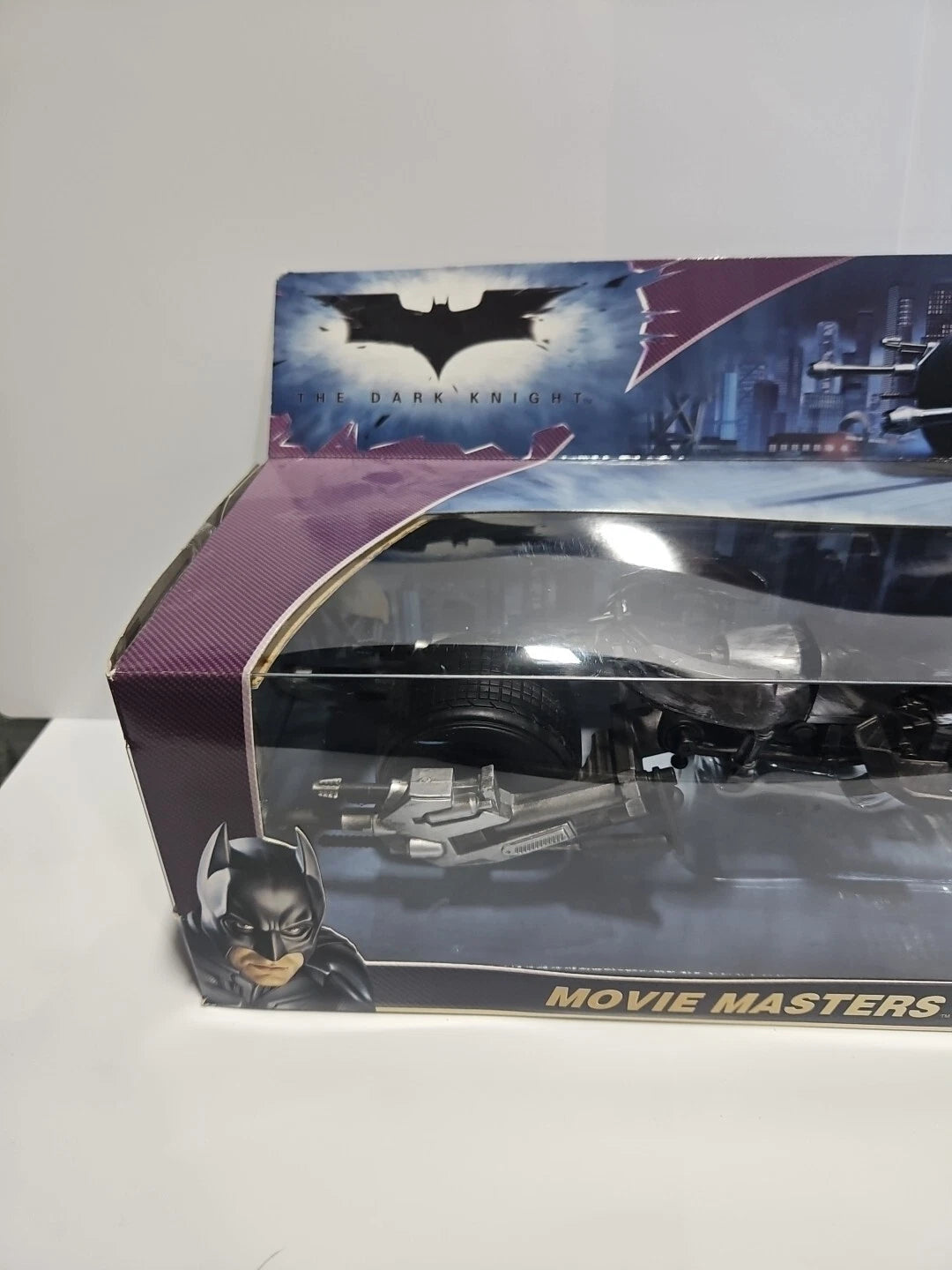 DC MATTEL BATMAN THE DARK KNIGHT MOVIE MASTERS BAT-POD 2008 NEW
