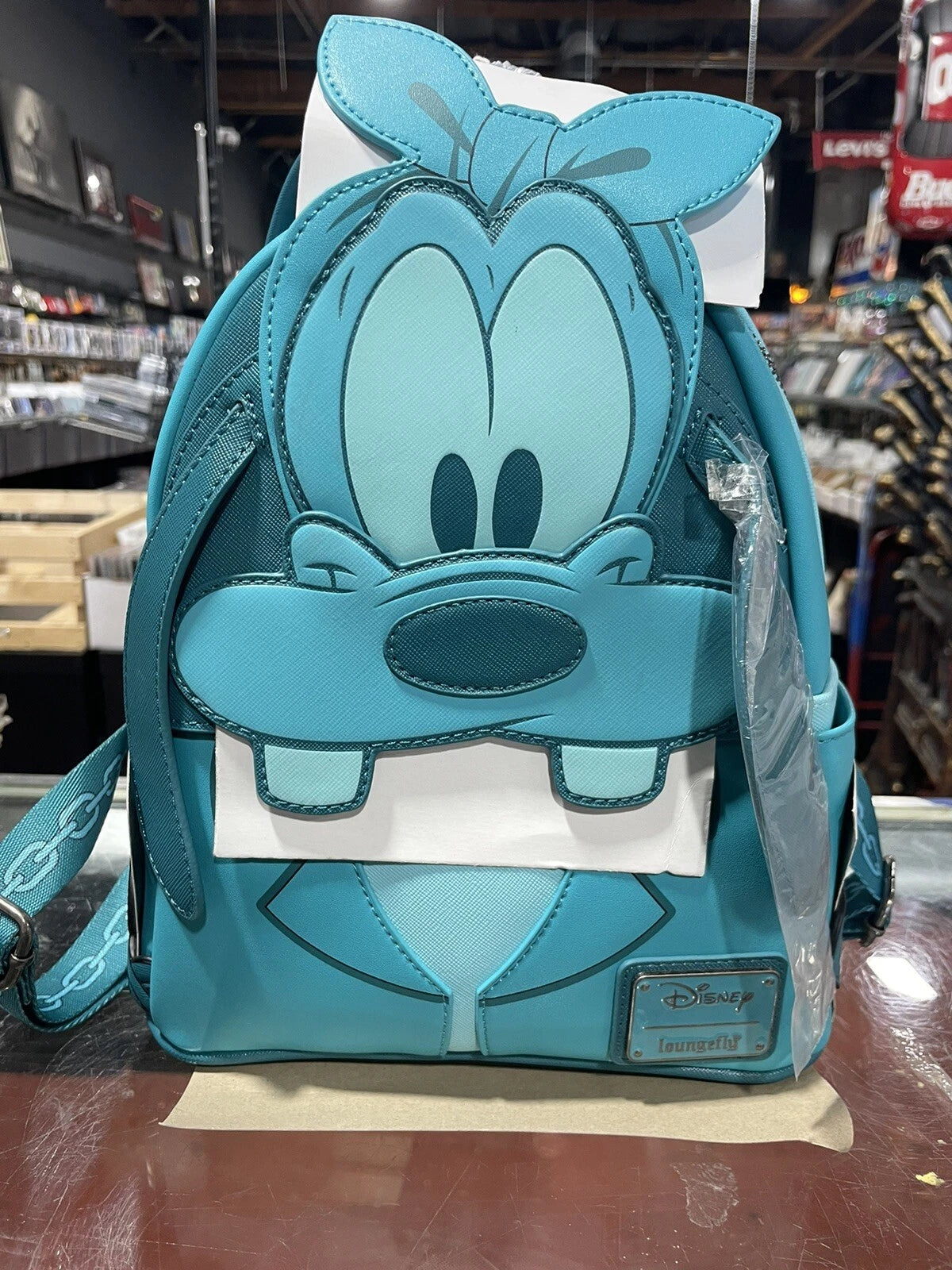 Disney Loungefly Goofy Glow In The Dark Mickey Christmas Carol Backpack