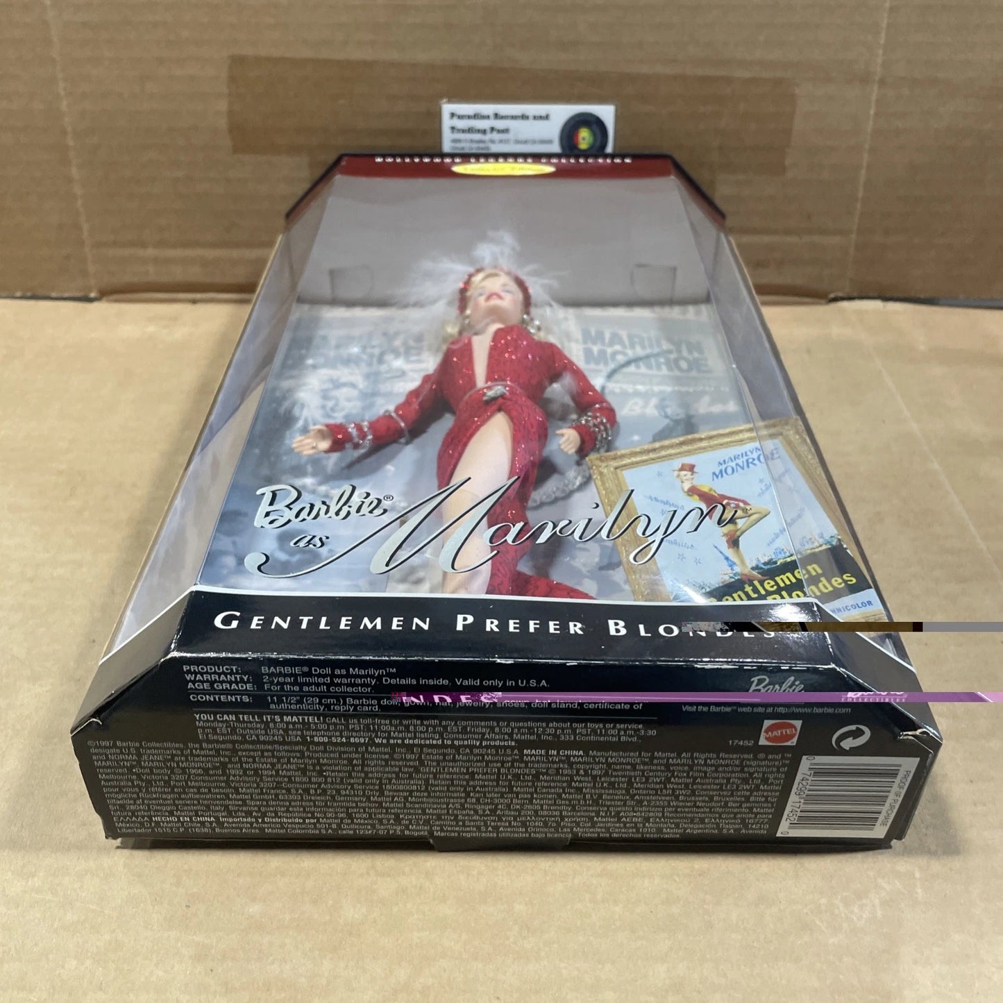 Barbie as Marilyn Monroe - Gentlemen Prefer Blondes - Mattel 17452 - 1997