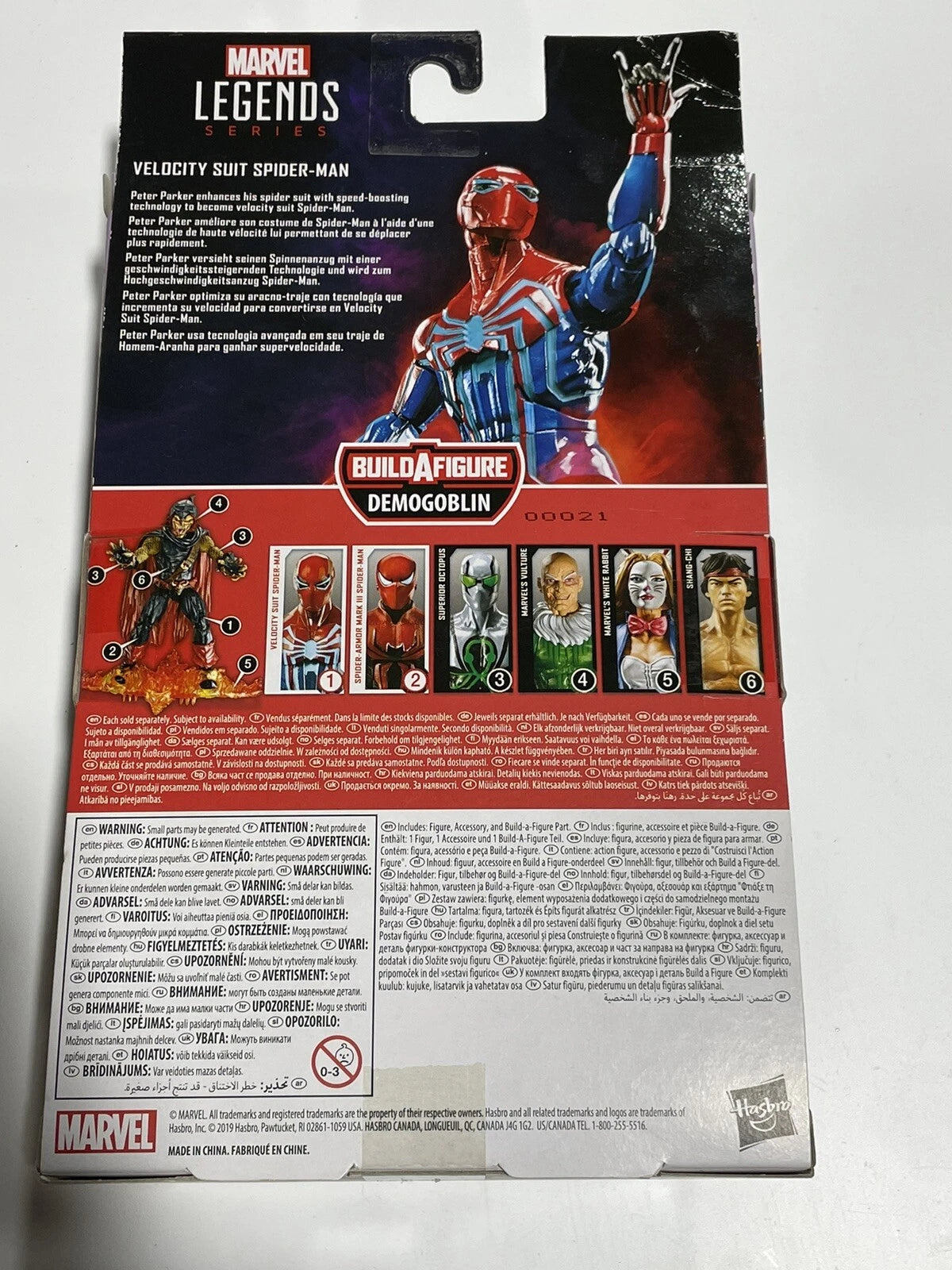 Spider-Man Marvel Legends 6-inch Spider-Man Velocity Action Figure