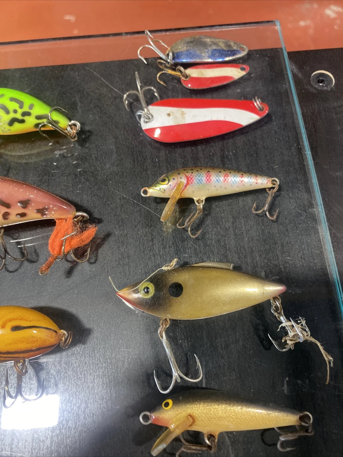 Vintage Fishing Lures (45) MANNS RAPALA REBEL HELFIN BAGLEY