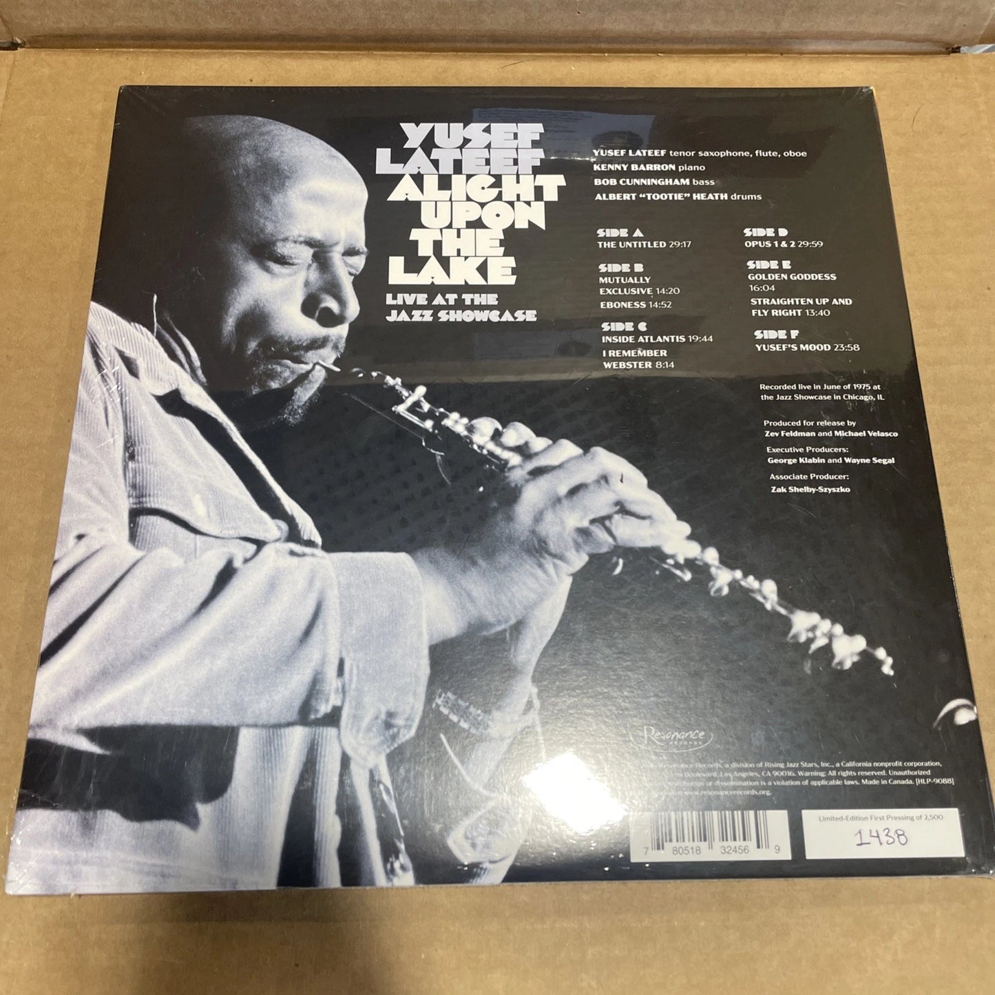 Yusef Lateef - Alight Upon The Lake Live At The Jazz Showcase On Vinyl RSD