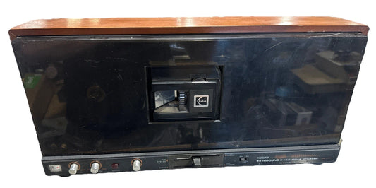 Vintage Kodak Ektasound 245B Super 8 Movie Projector turns on and spins as is