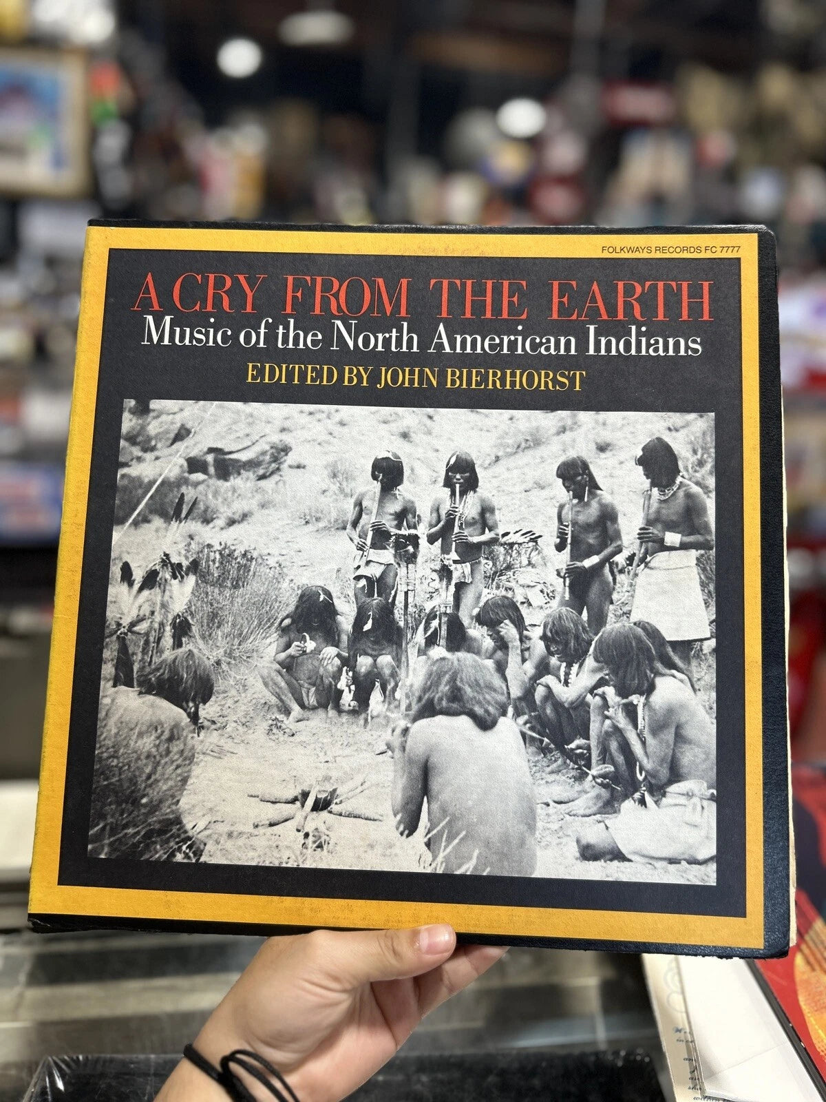 A Cry From The Earth: Music Of The North American Indians (1979) Folkways vinyl