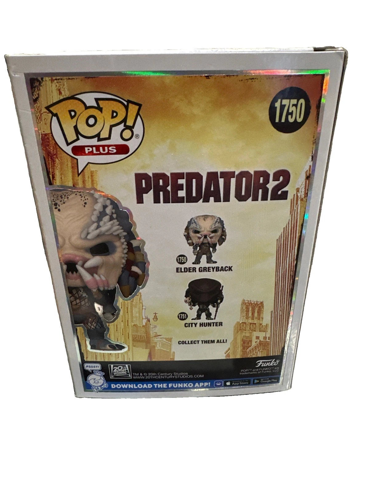 Funko Pop! Plus Predator 2 Elder Greyback #1750 Vinyl Figure