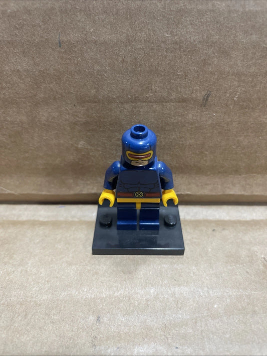 LEGO SUPER HEROES X-men Marvel Cyclops Dark Blue Outfit Mini Figure Only