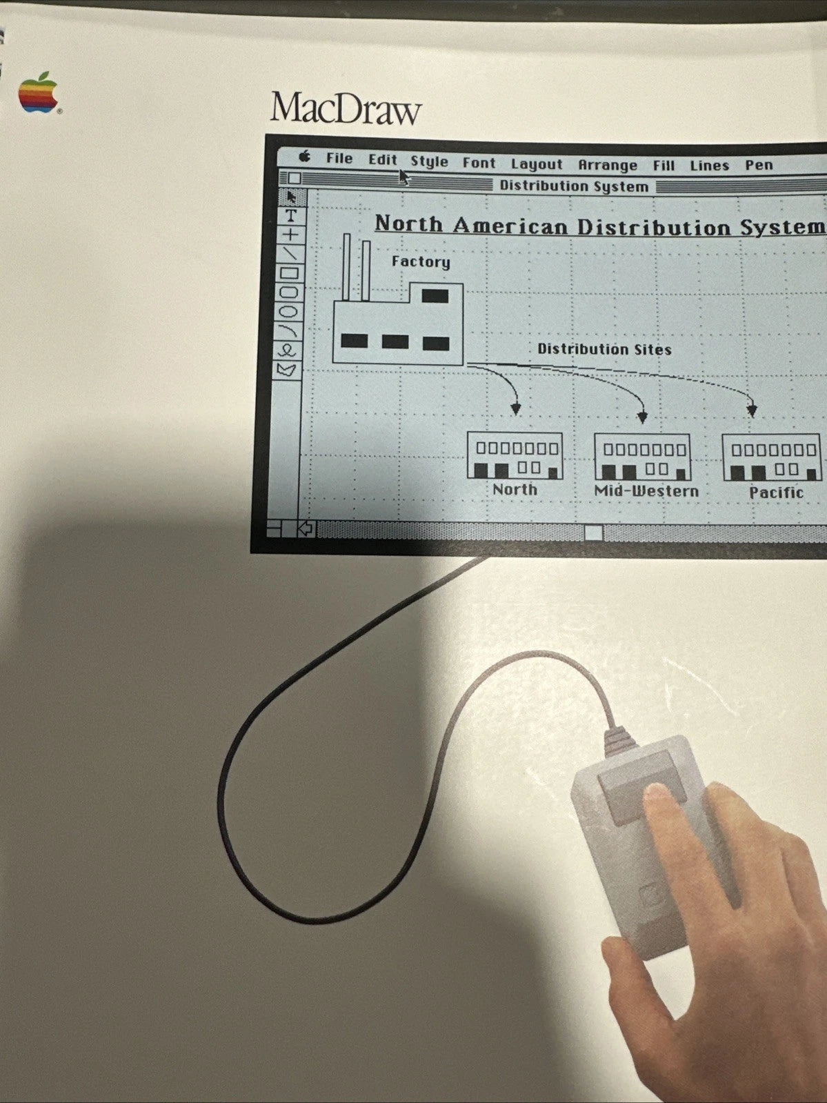 MacDraw M0526 for Apple Macintosh Vintage Software