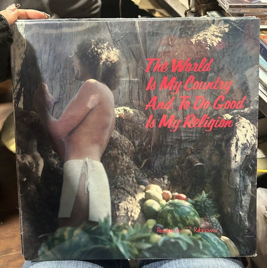 Lp C.T. Rabinowitz – The World Is My Country And To Do Good Is My Religion