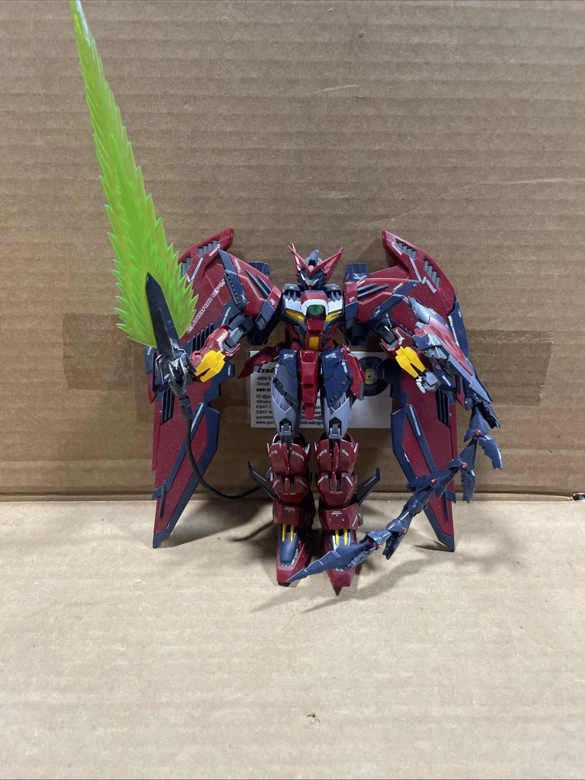 Bandai Gundam Wing RG 1/144 Gundam Epyon Model Kit No Box No Manual Incomplete