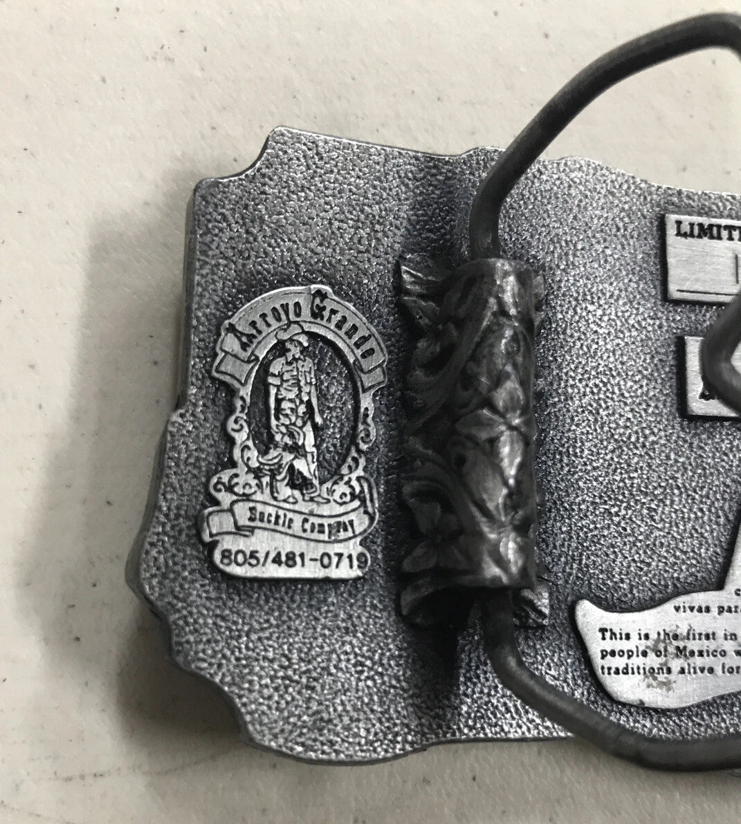 Mexico 1982 Commemorative Limited Edition Belt Buckle