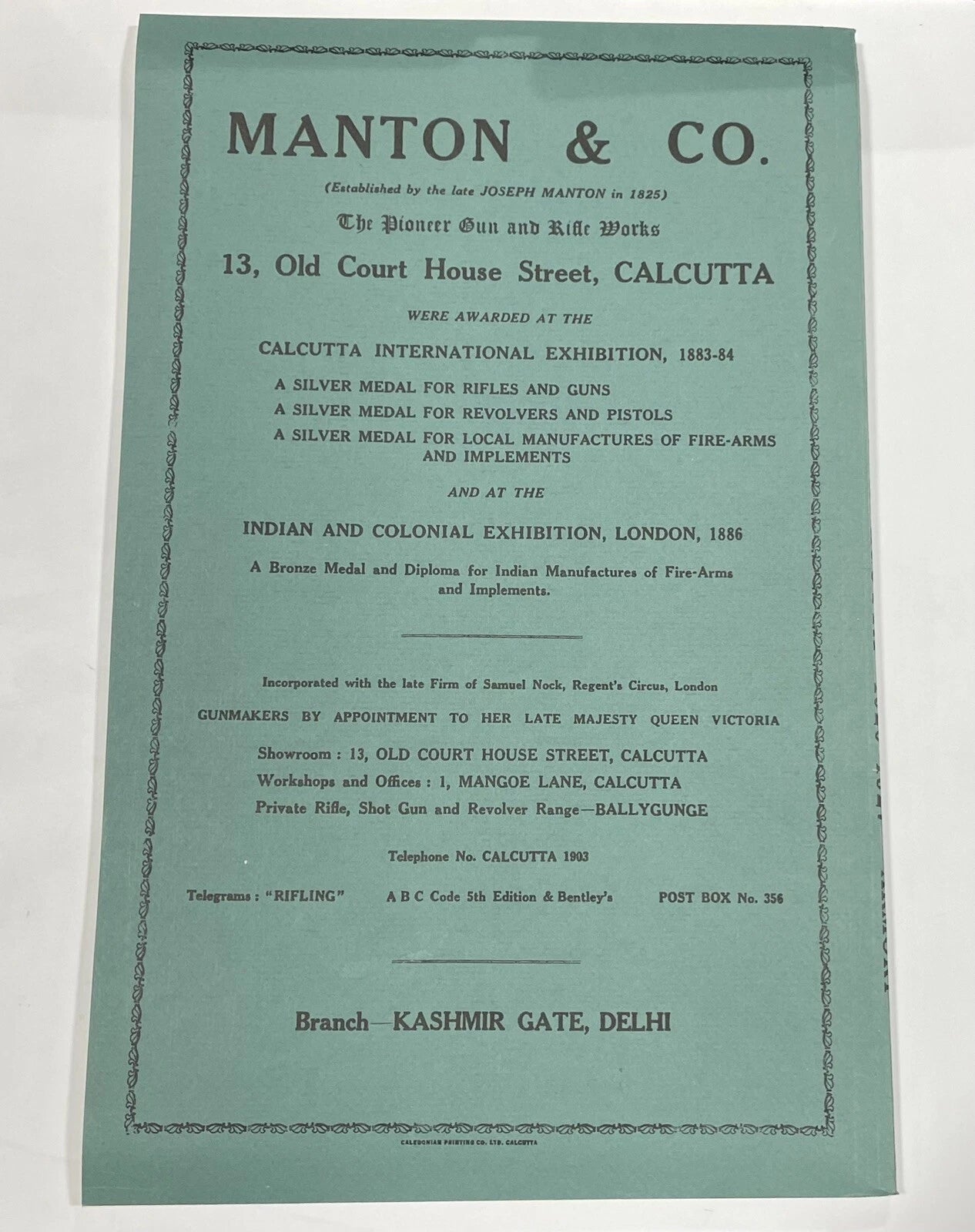 PRICE LIST OF GUNS, RIFLES, AMMUNITION, AND SPORTING