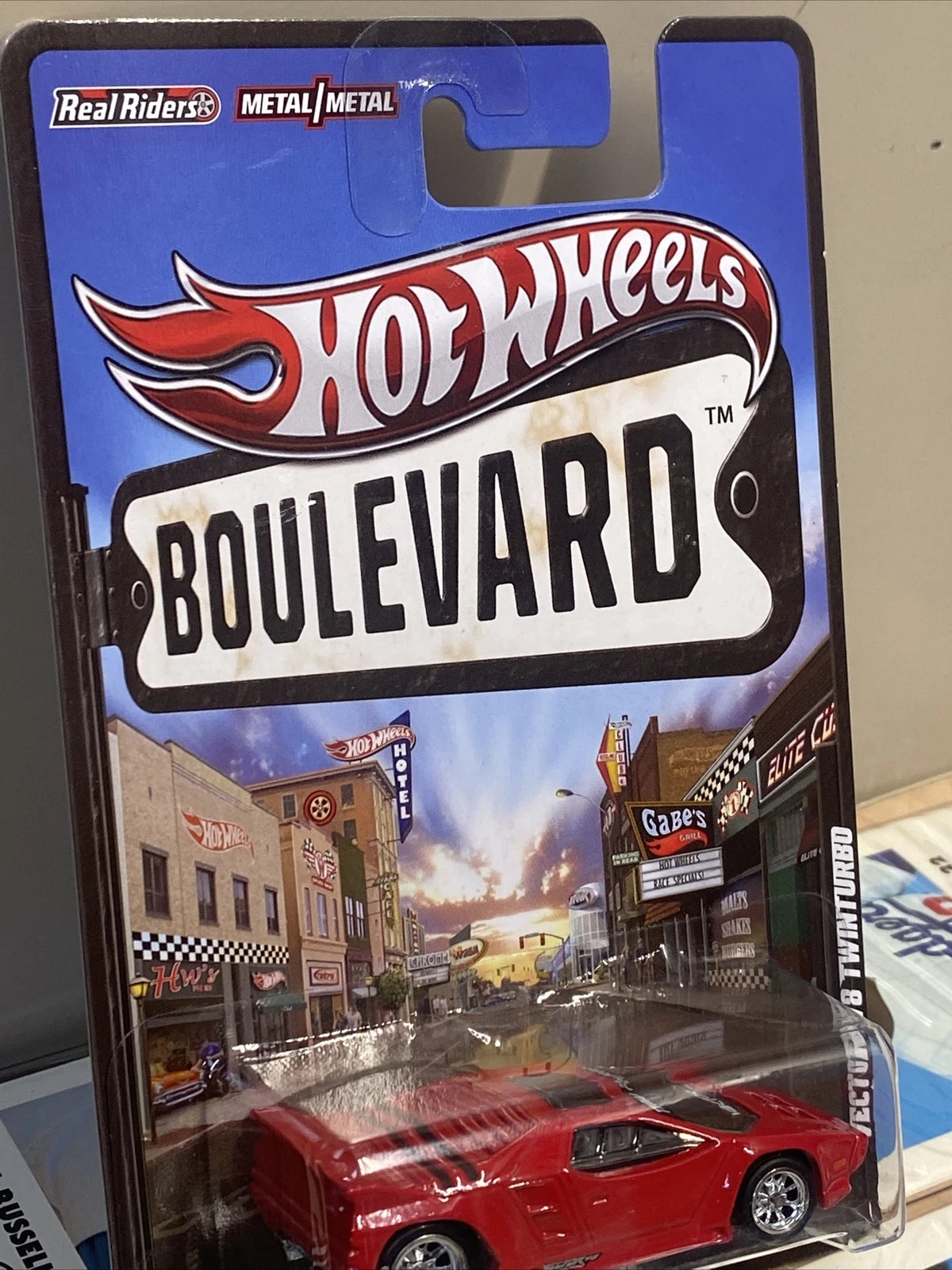 Hot Wheels Boulevard Vector W8 Twin Turbo “Ahead of its Time” includes case