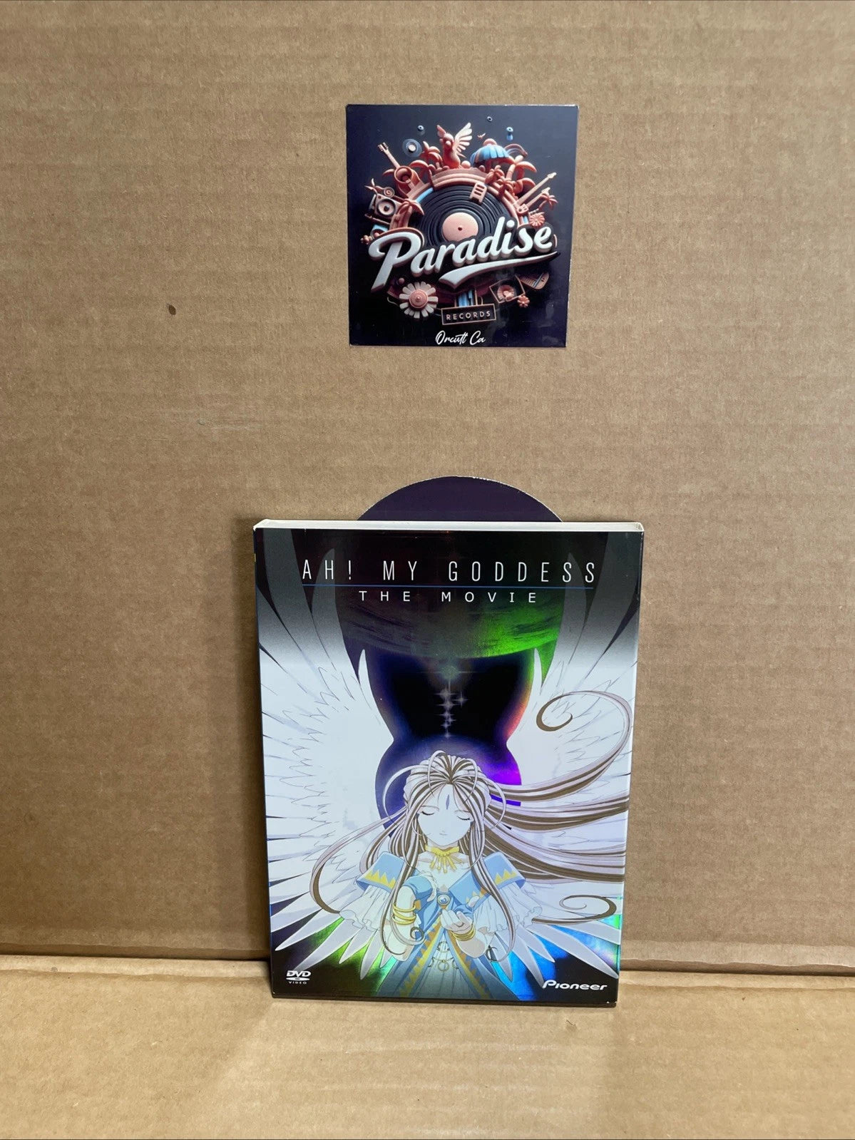Ah! My Goddess The Movie DVD w/ Slipcover Pioneer 2000 With Card