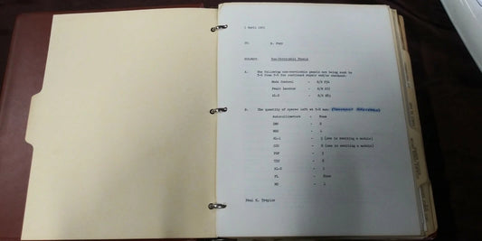 Vintage 1965 Era Car SMOG Reports and Paperwork Information Booklet/Binder Pages