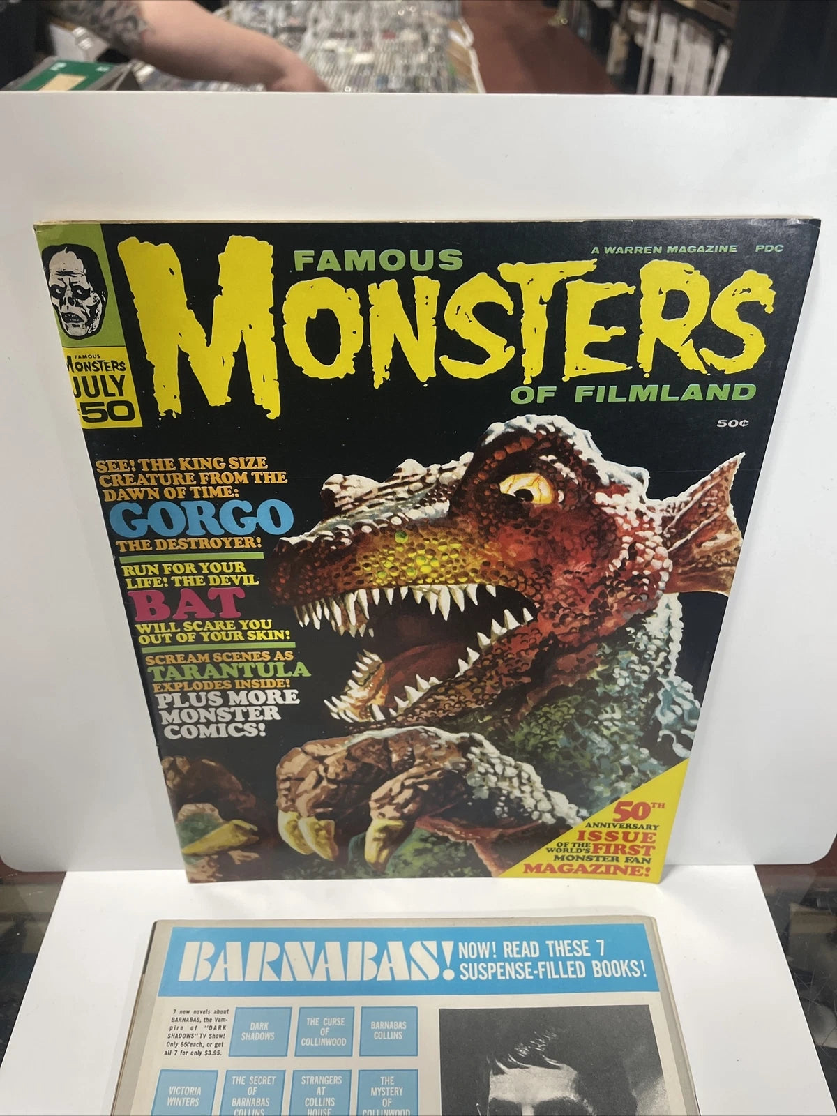 FAMOUS MONSTERS OF FILMLAND #61 JAN #58 OCT #50 JULY COVER MAGAZINES