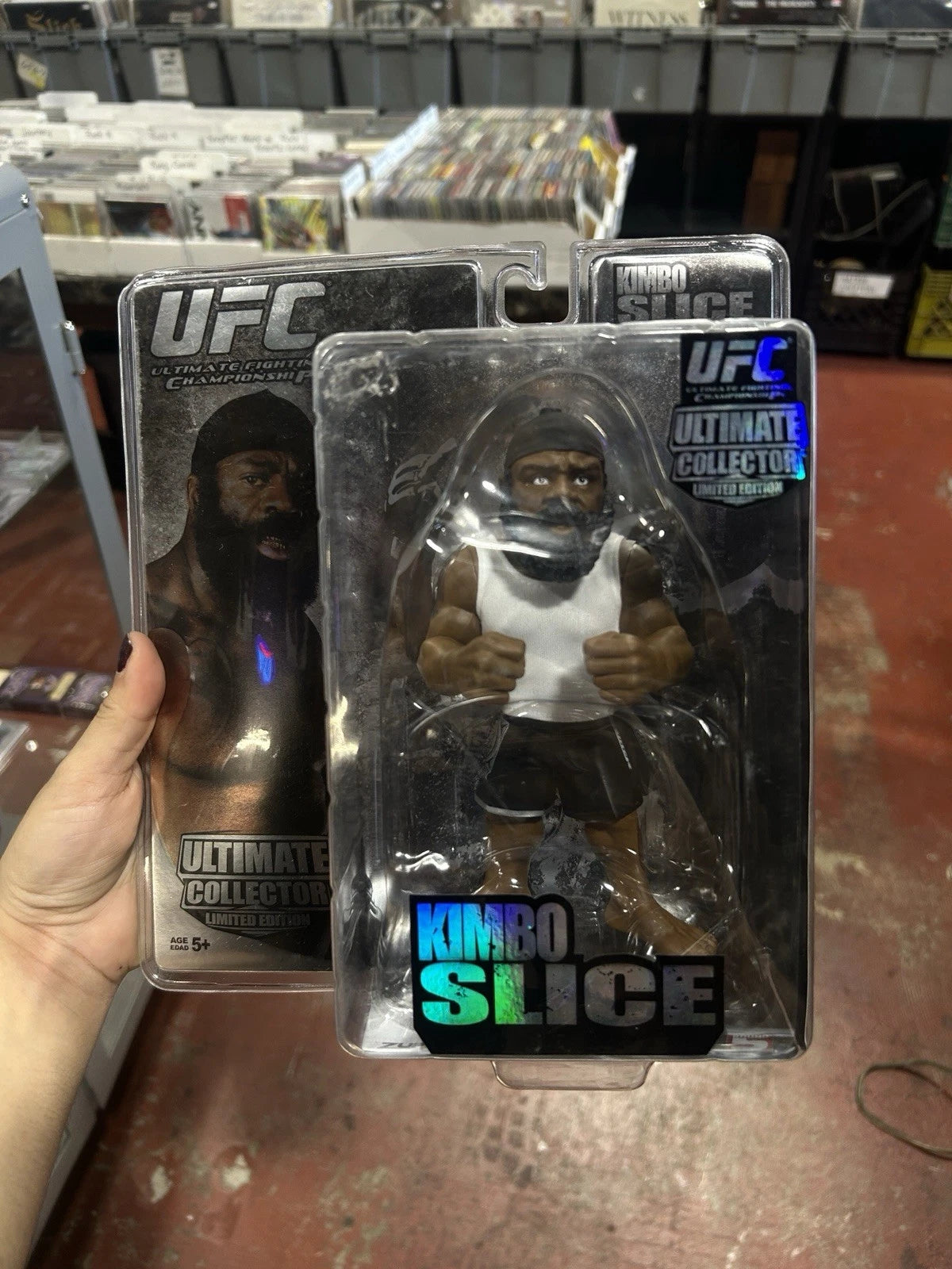 Kimbo Slice Round 5 UFC Collector Figure W/shirt Limited Edition #929/3000