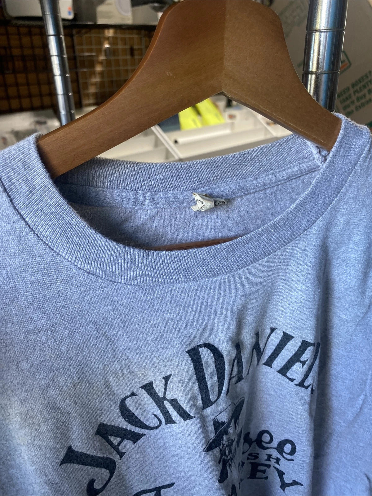 vintage screen stars 1980s jack daniels belly shirt nostalgic sexy rocker USA