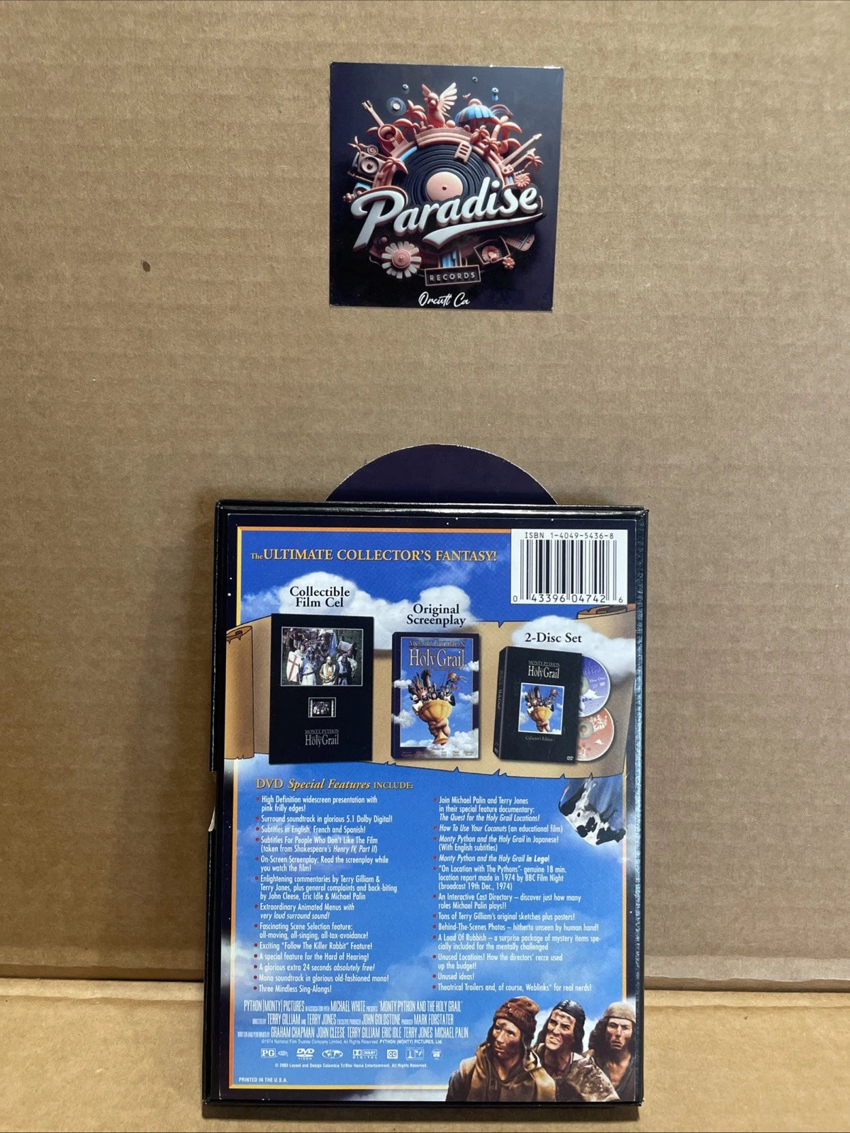 Monty Python And The Holy Grail Collectors Edition 2 DVD Set Complete