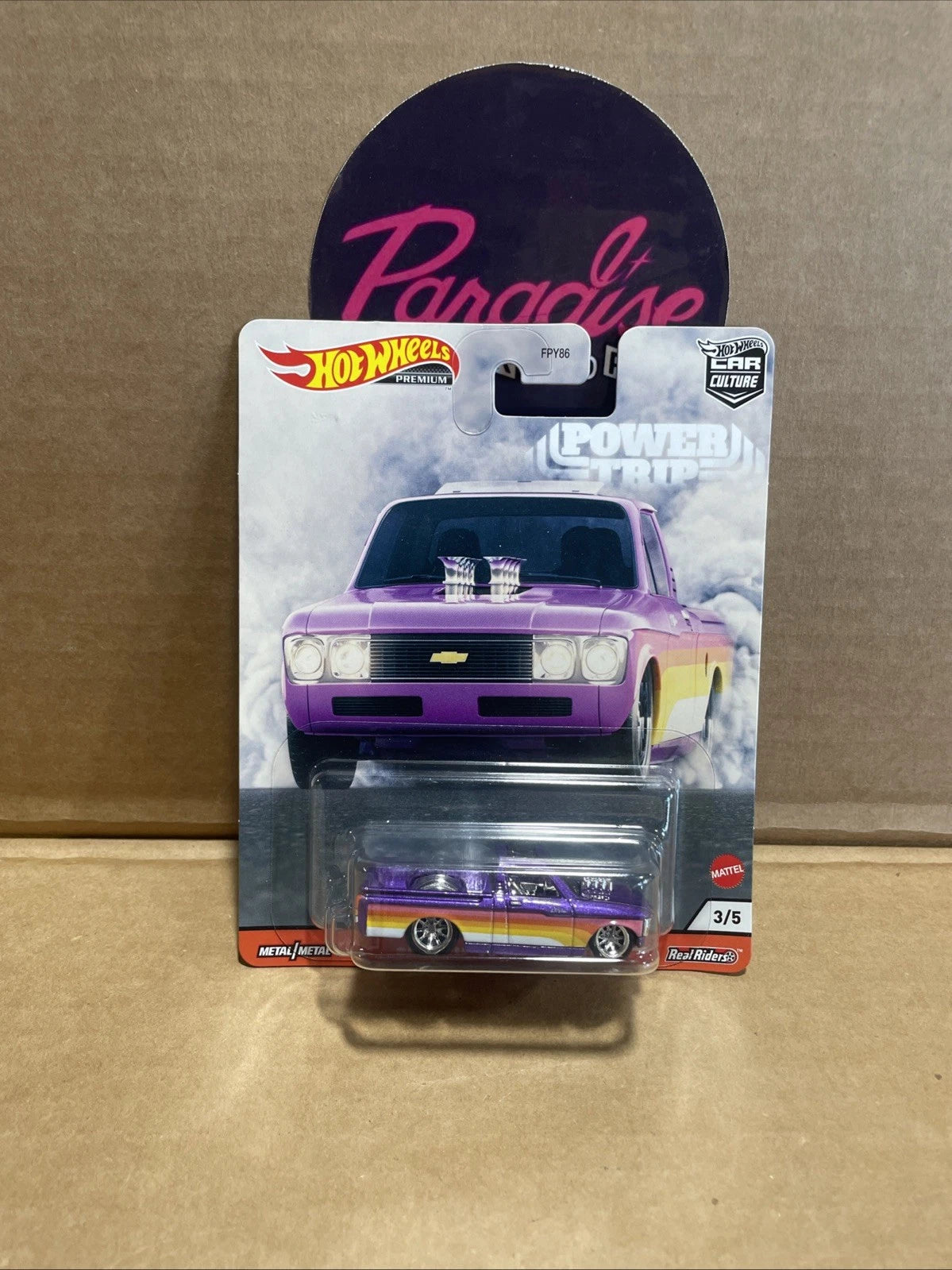 HOT WHEELS Custom '72 Chevy Luv Car Culture Power Trip Premium Purple