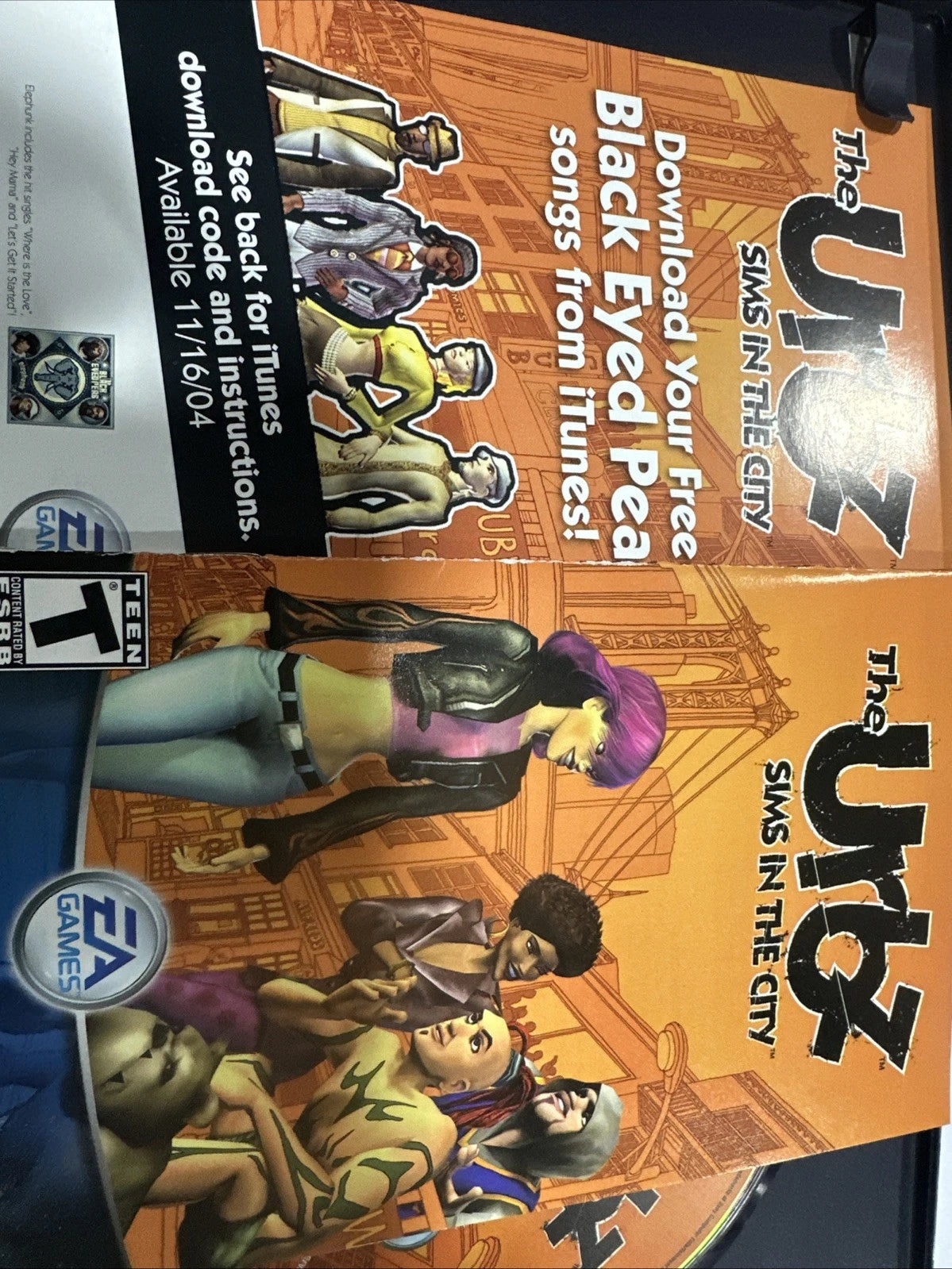 Urbz: Sims in the City (PlayStation 2, 2004) Complete w/ Manual, CIB