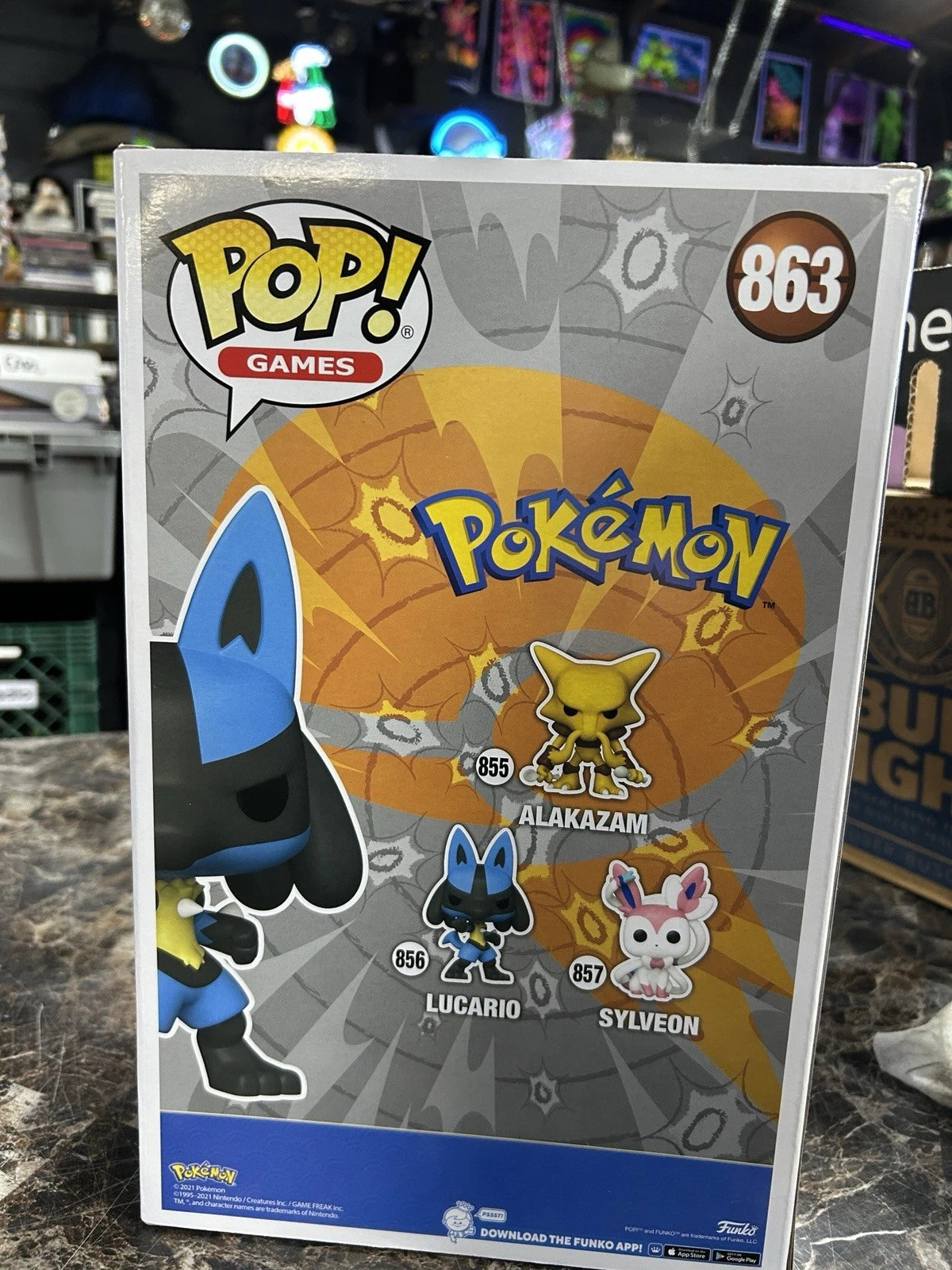 Funko Pop! Pokemon #863 Lucario 10-inch Jumbo Vinyl Figure Target Con Exclusive