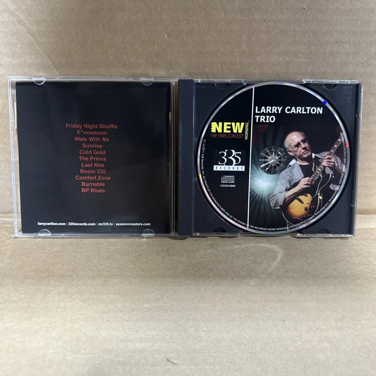 LARRY CARLTON - The Paris Concert - 335 Records 2011 CD VG Rare