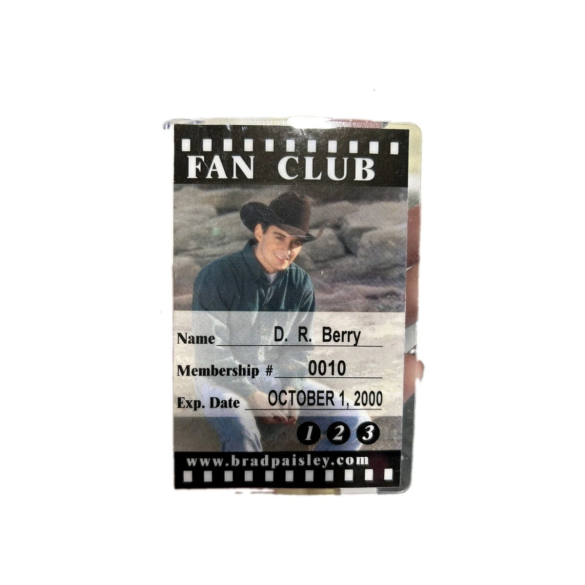Brad Paisley Fan Club Memorabilia Rare Vintage