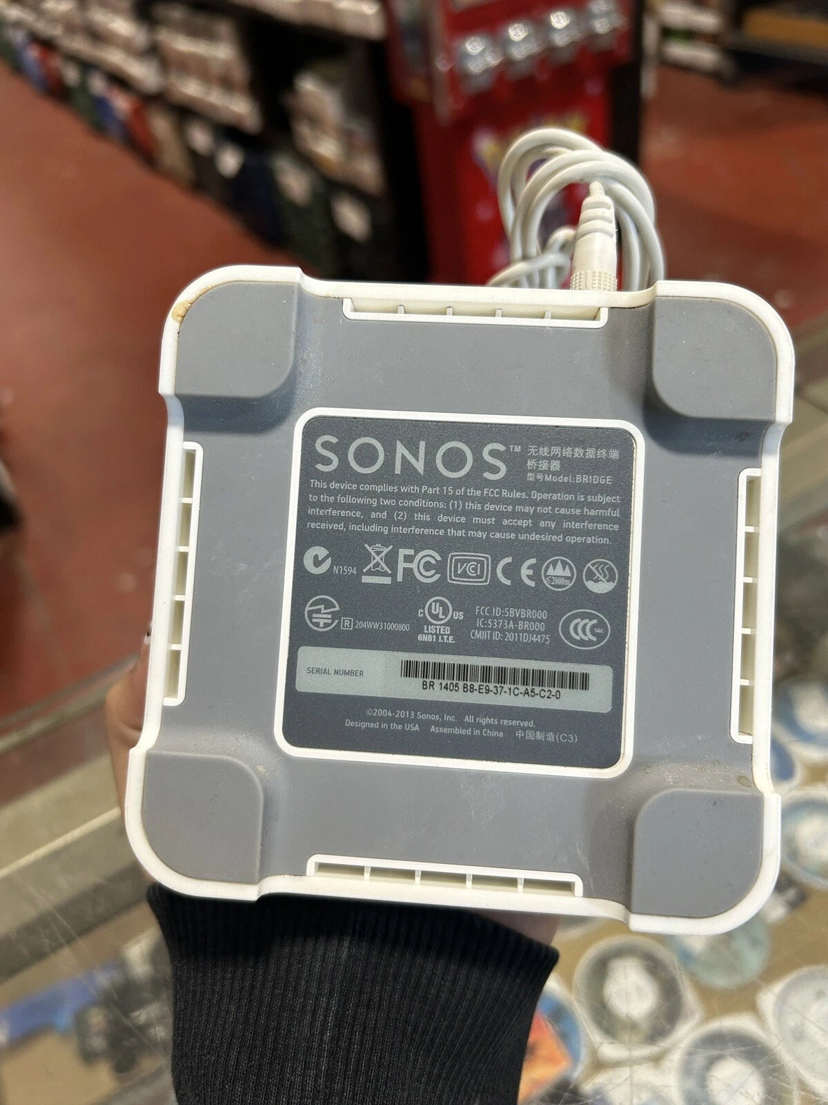 Sonos Connect Bridge Wireless HiFi System White Sonos S1 Compatible Works