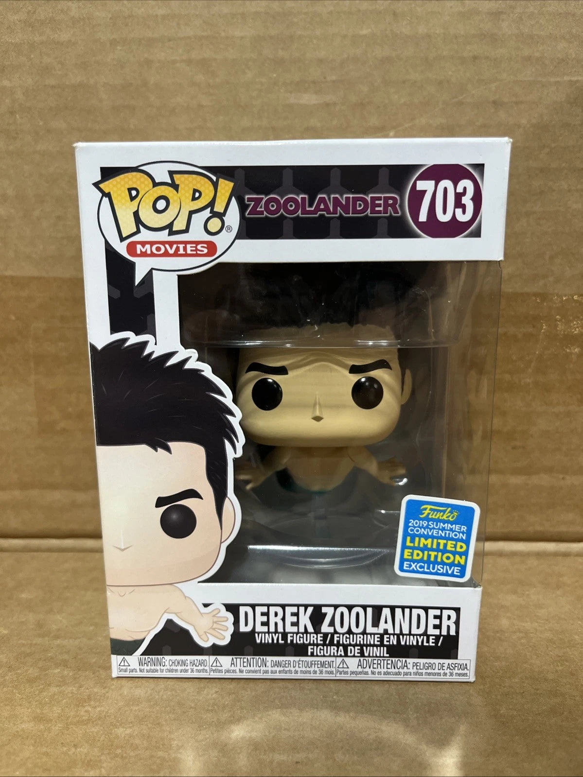Funko Pop! Vinyl: Zoolander - Derek Zoolander - San Diego Comic Con (SDCC)...