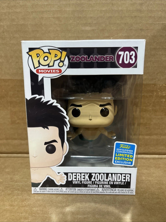 Funko Pop! Vinyl: Zoolander - Derek Zoolander - San Diego Comic Con (SDCC)...