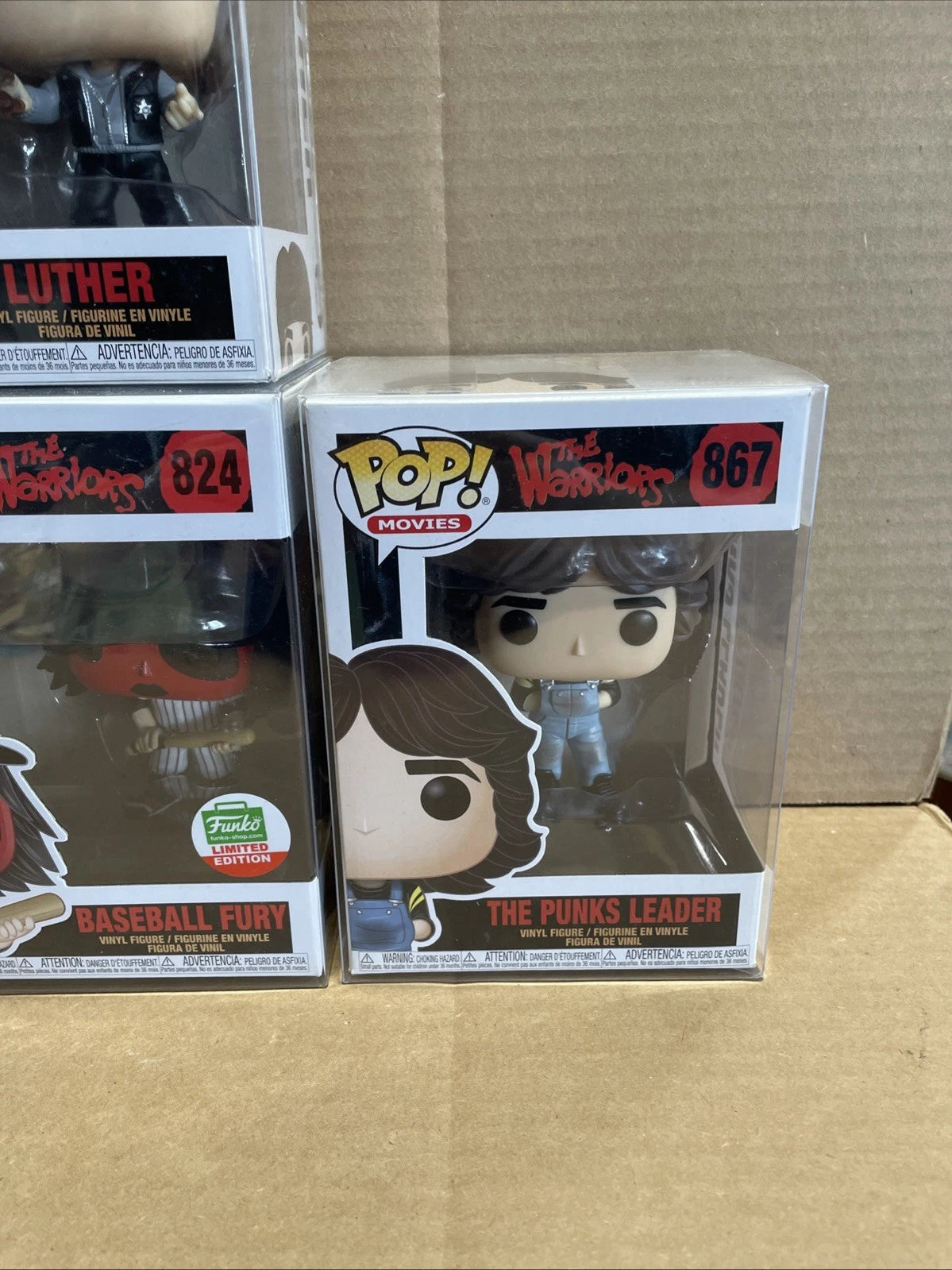 Funko Pop! The Warriors Movie Complete Set Lot Of 7 W Protectors & Case