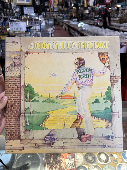 Elton John Goodbye Yellow Brick Road 1973 Original Vinyl Record MCA2-10003 vg++