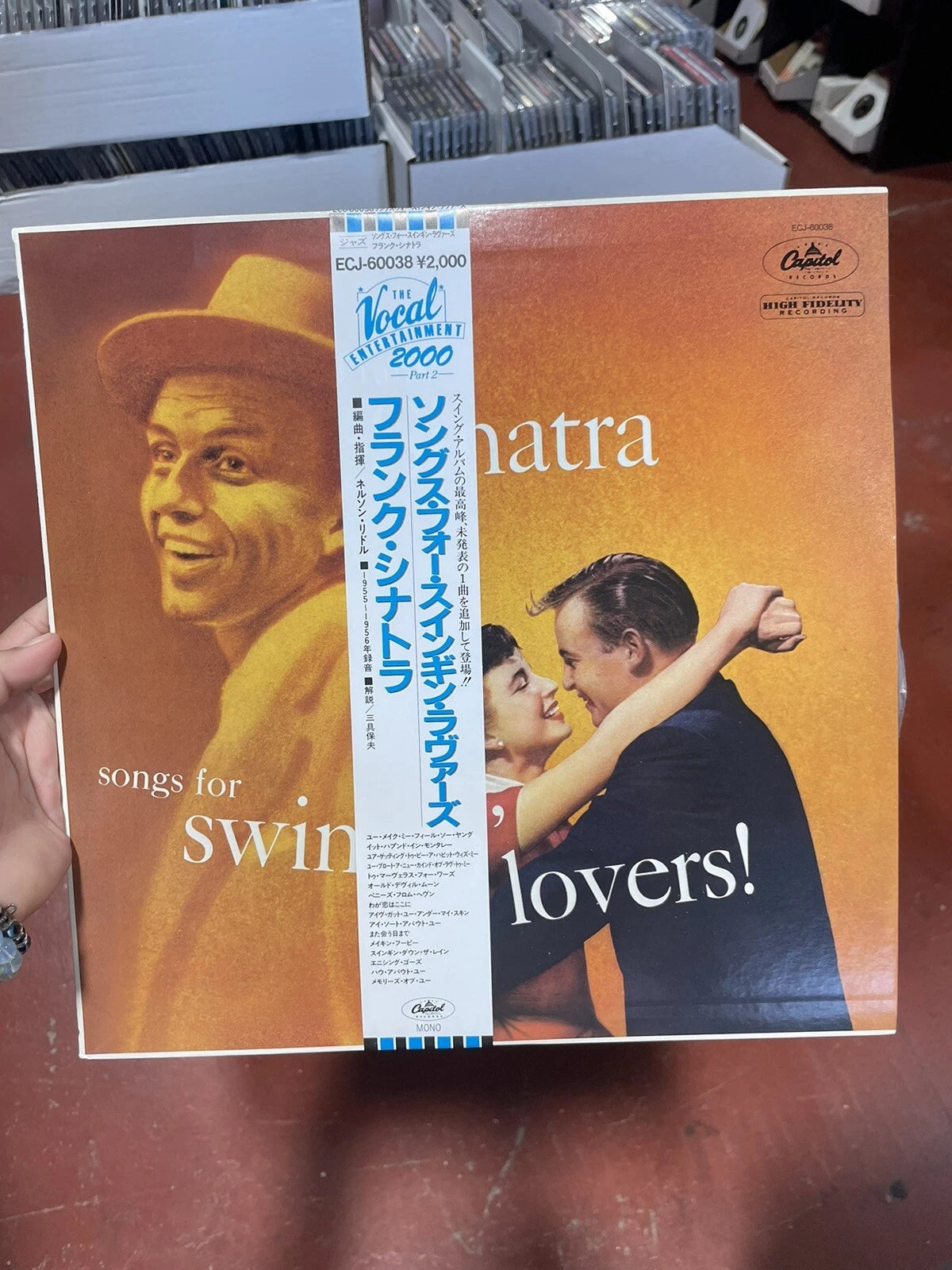 Frank Sinatra Songs For Swingin Lovers Capitol ECJ-60038 Mono obi Japan