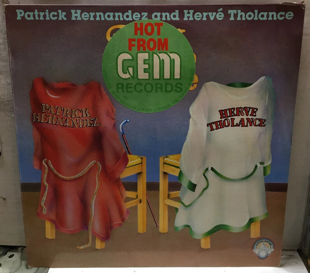Patrick Hernandez And Herve Tholance Back To Boogie Import Test Pressing Record