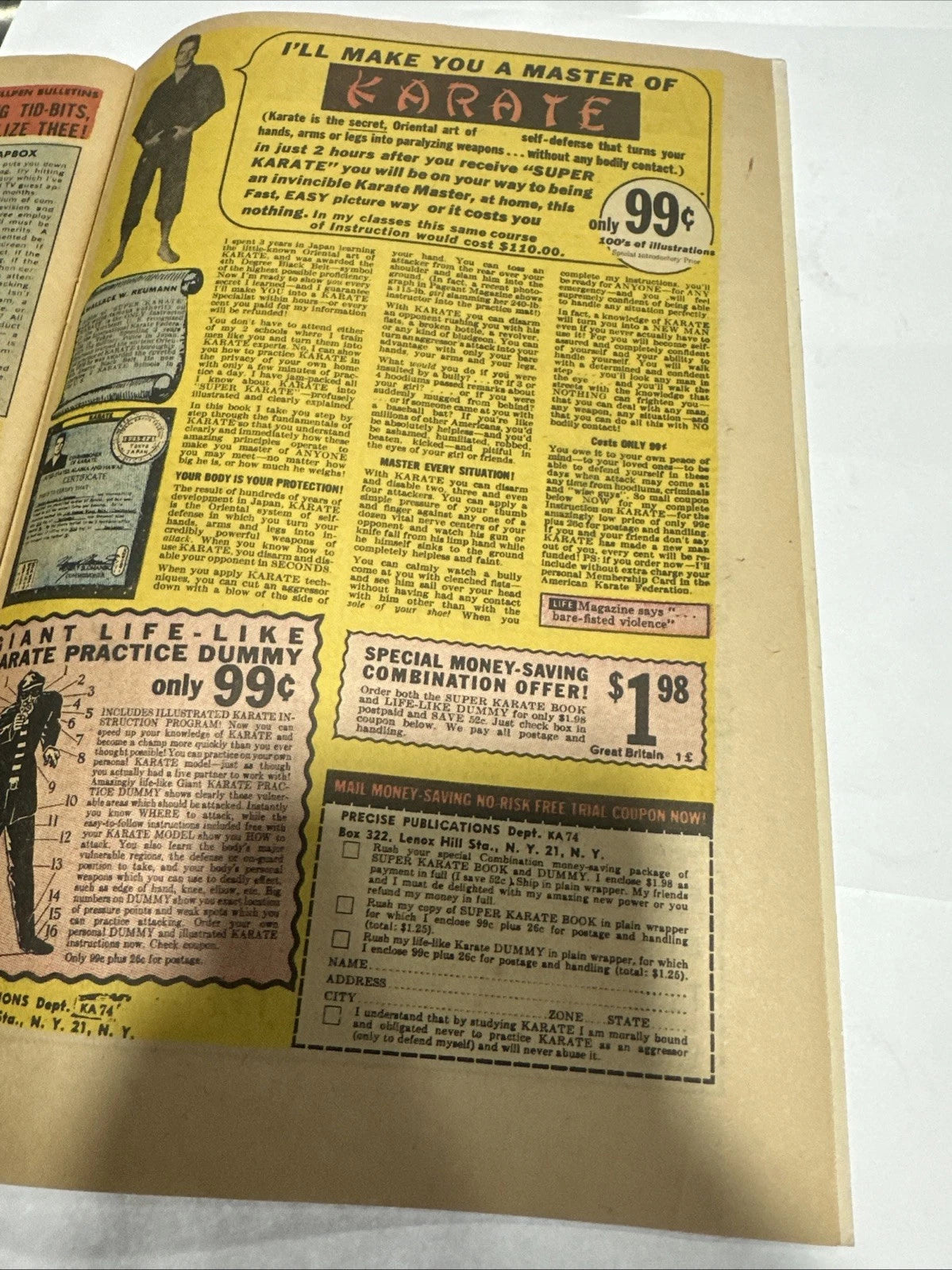 Avengers #59 1st Appearance YellowJacket! Marvel 1968 Fair Condition