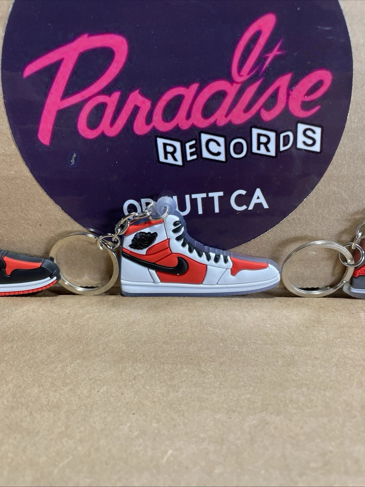 Retro Nike Michael Jordan Air Jordans Shoe Keychains Lot Of 3