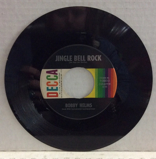 Bobby Helms Jingle Bell Rock/Captain Santa Claus 7” Single 9-30513