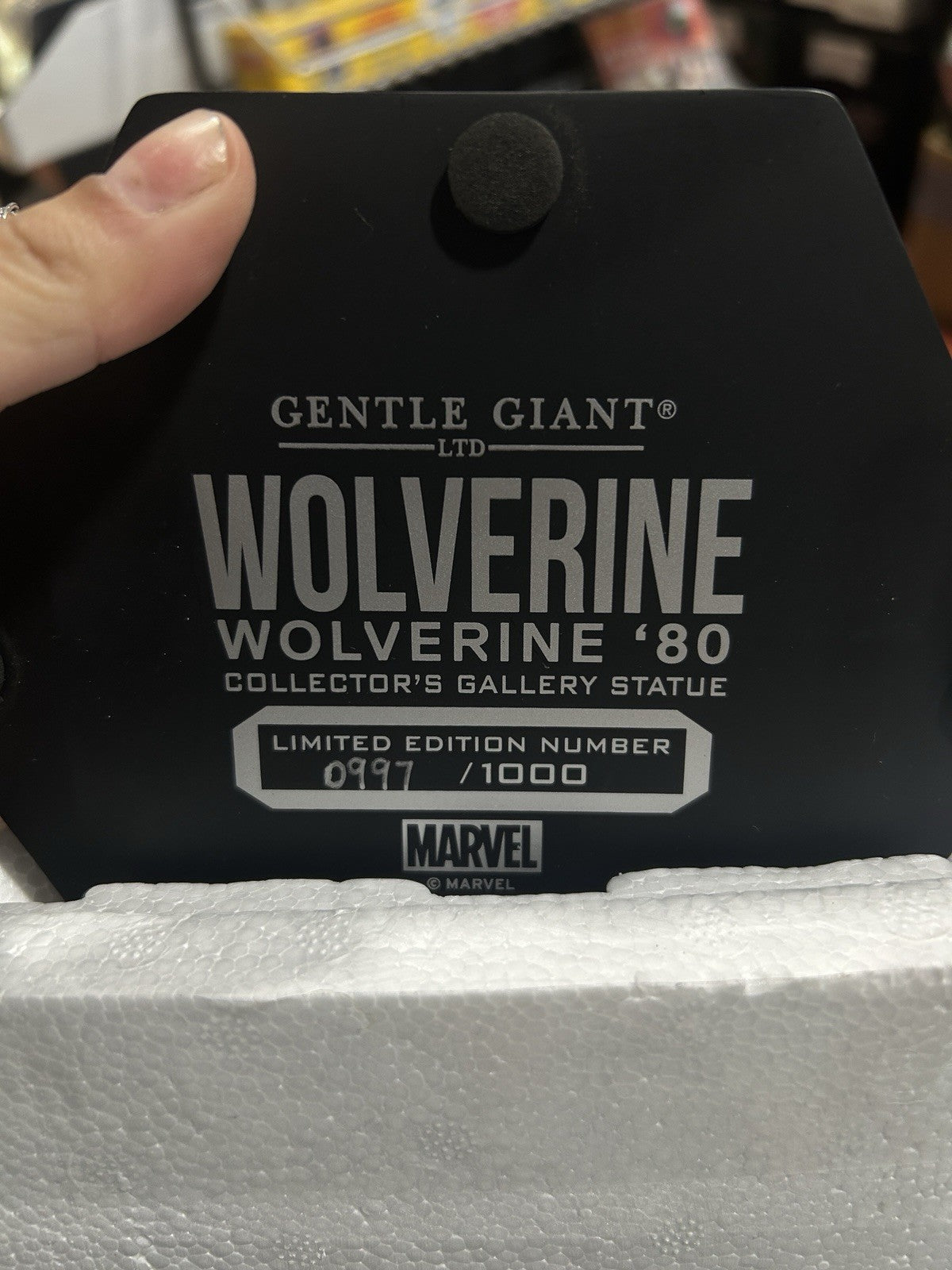 WOLVERINE '80 Collector's Gallery Statue Gentle Giant X-Men Marvel #997/1000
