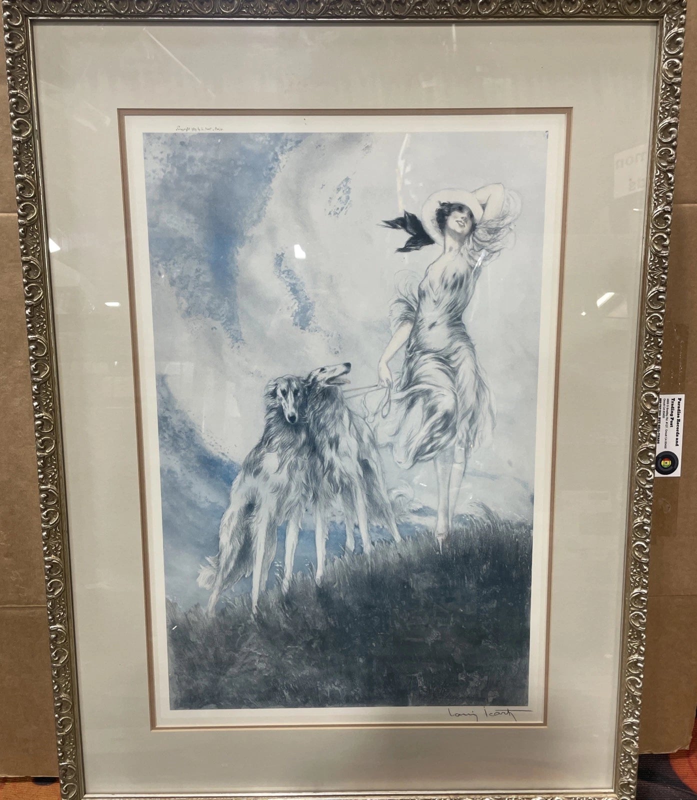 Louis Icart JOY OF LIFE 1929 Large Professionally Framed Lithographic Print