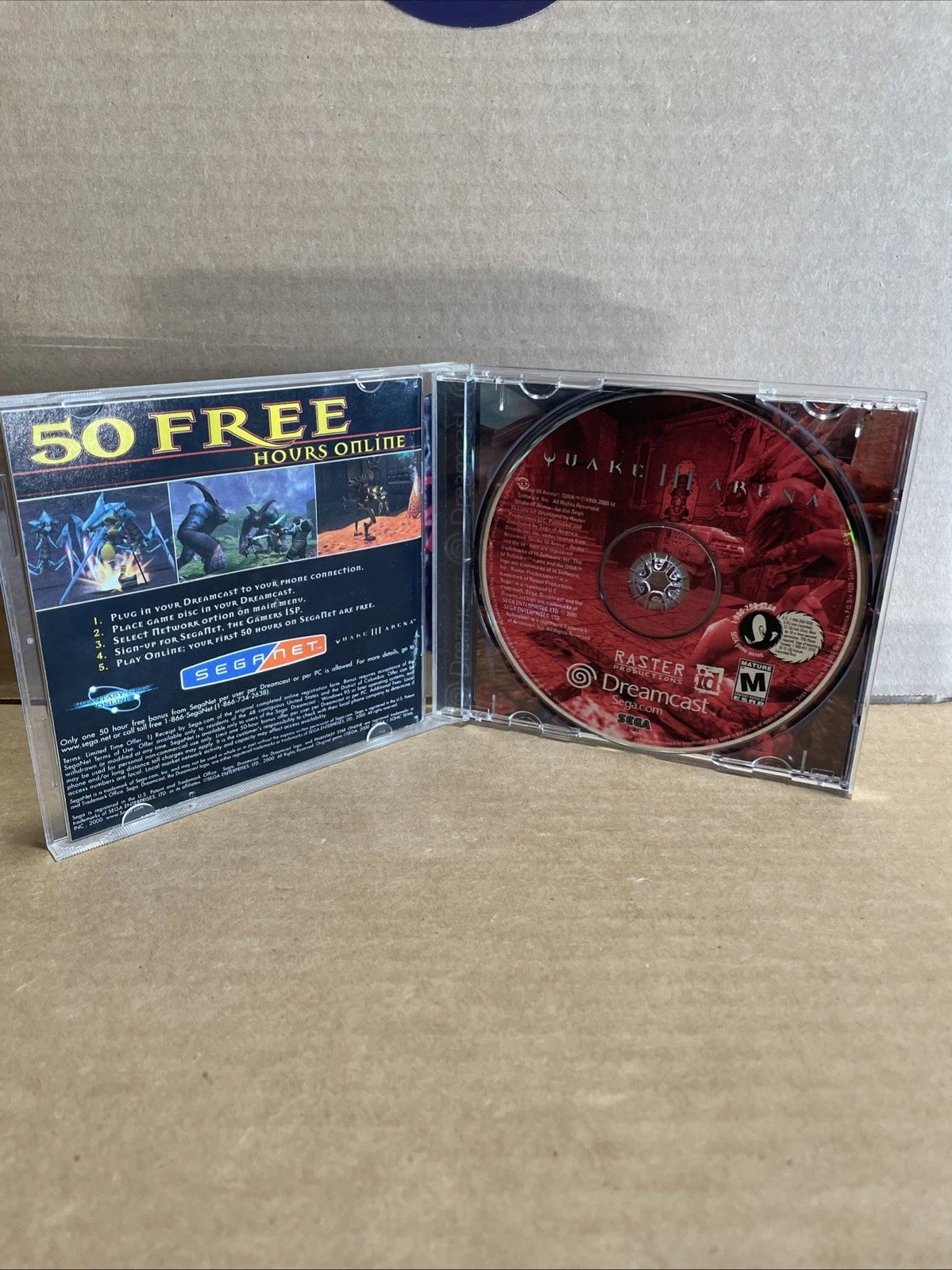 Quake III 3 Arena (Sega Dreamcast) CIB COMPLETE & TESTED
