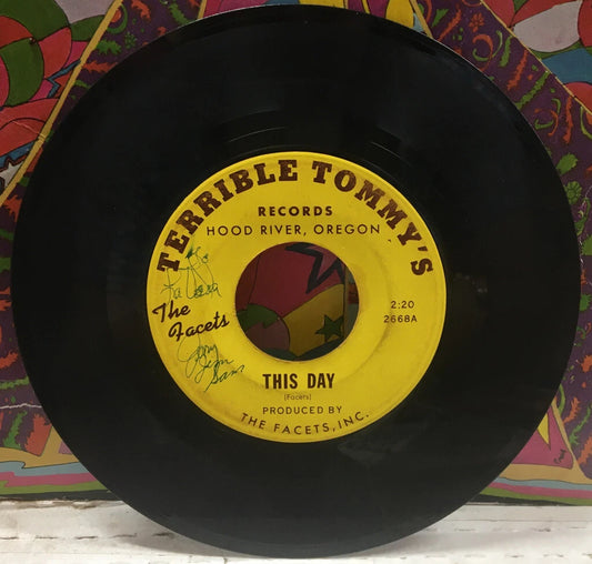 The Facets This Day/Auctioneer Autographed 7” Single 2668