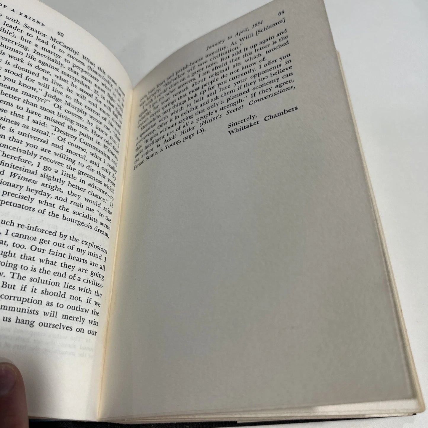 Odyssey Of A Friend SIGNED Book by William F. Buckley Jr. 1969 1st Edition