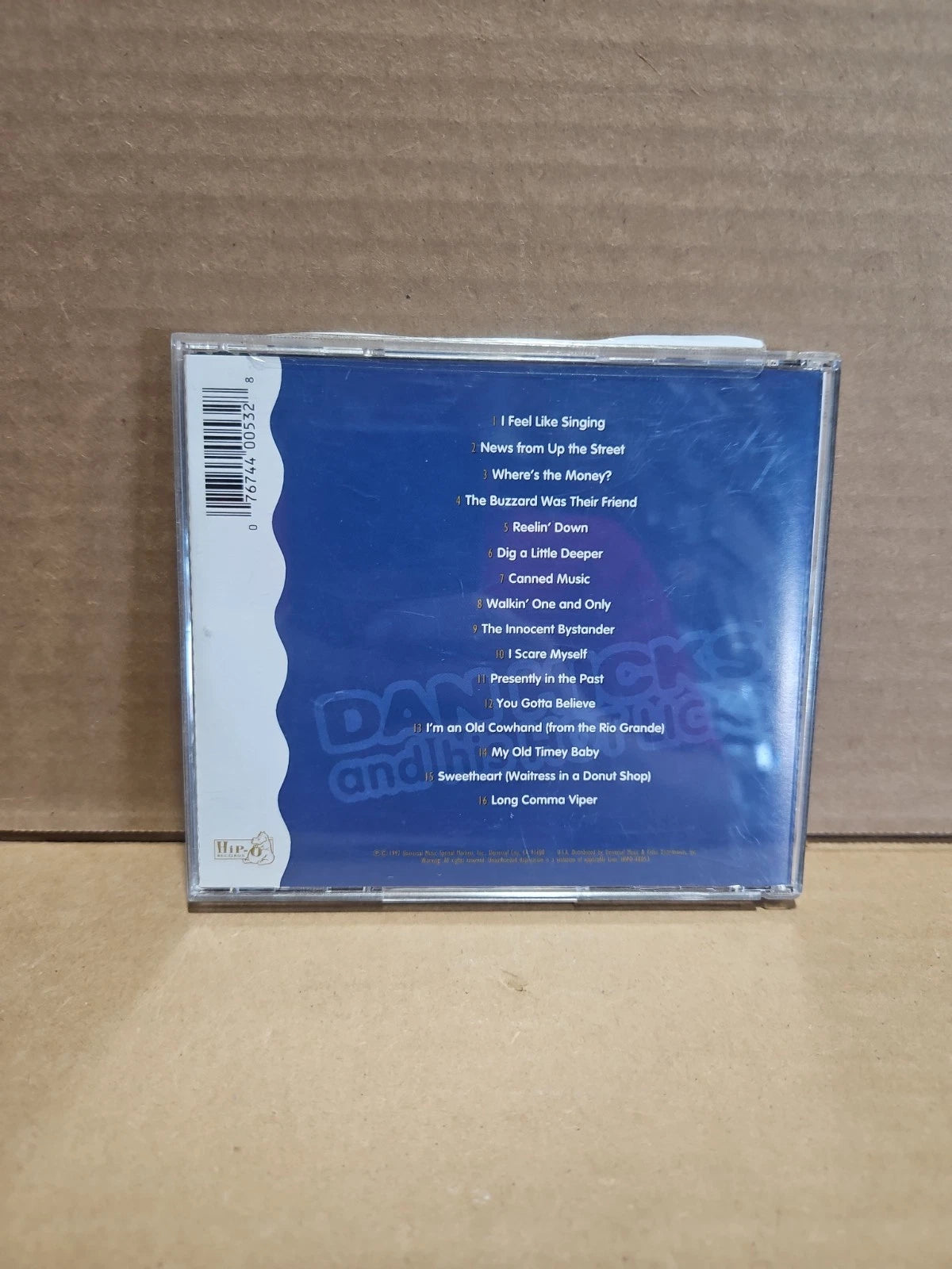 RETURN TO HICKSVILLE BEST OF DAN HICKS & HIS HOT LICKS BLUE THUMB YEARS SIGNED