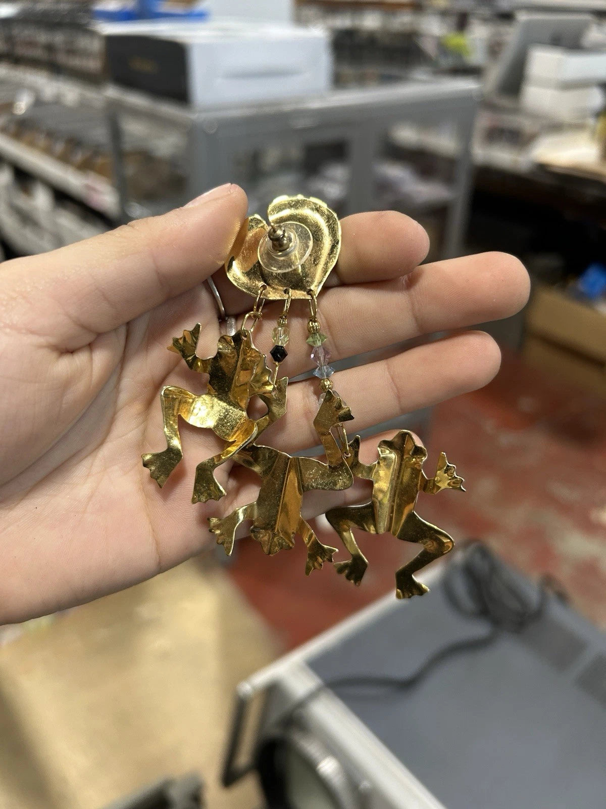 Frog Earrings