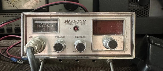 Vintage Midland 77-101B CB Radio 40 Channel Transceiver