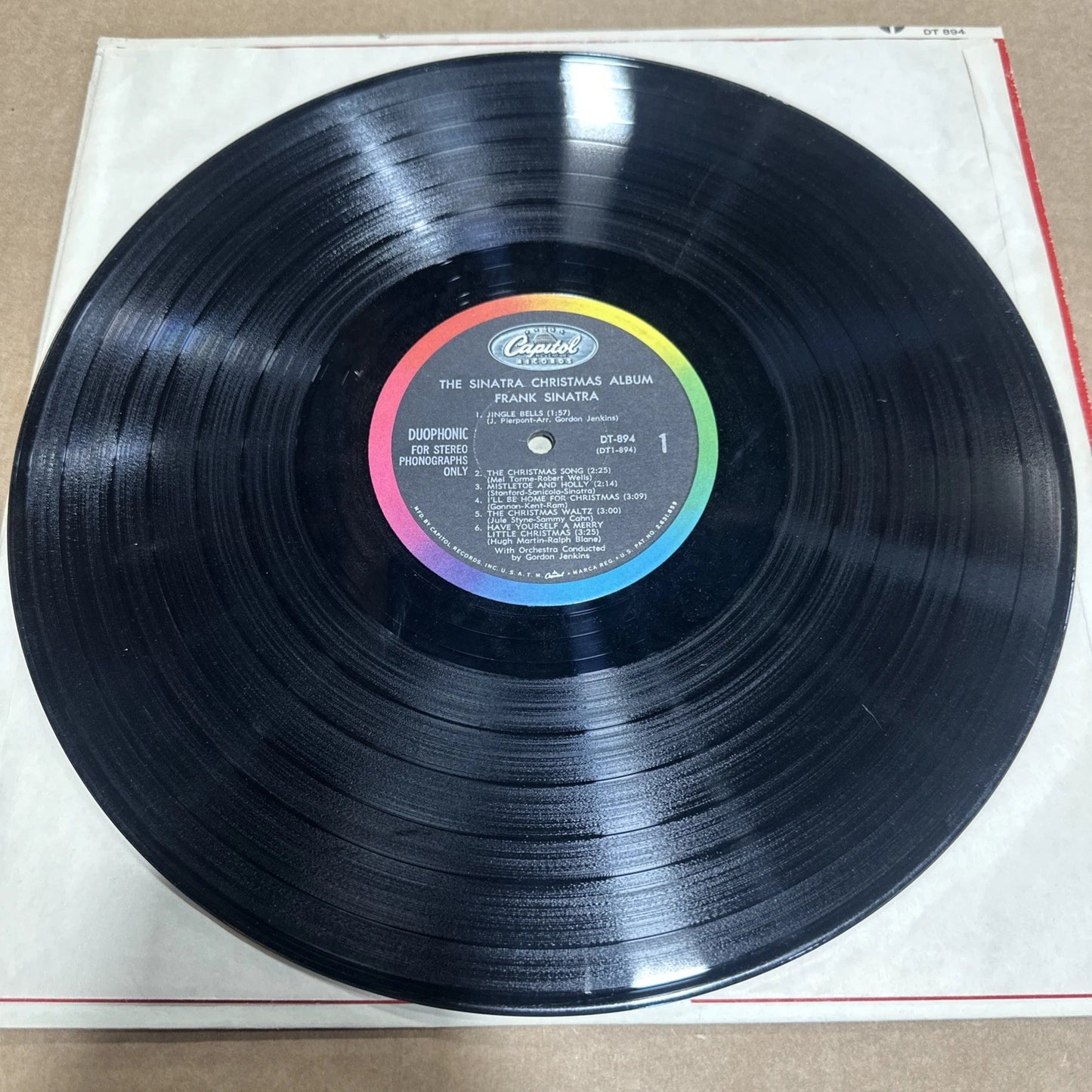 1957- "The Sinatra Christmas Album" By: Frank Sinatra ~ Vinyl Record A LP vg+