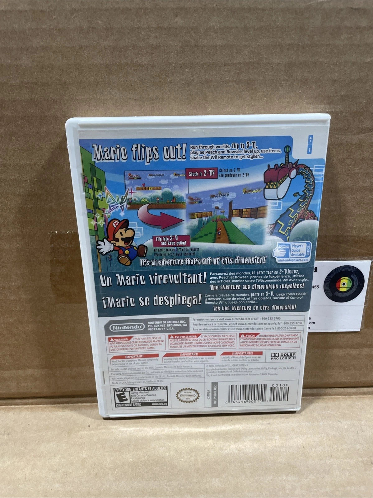 Super Paper Mario (Nintendo Wii) Tested Wii