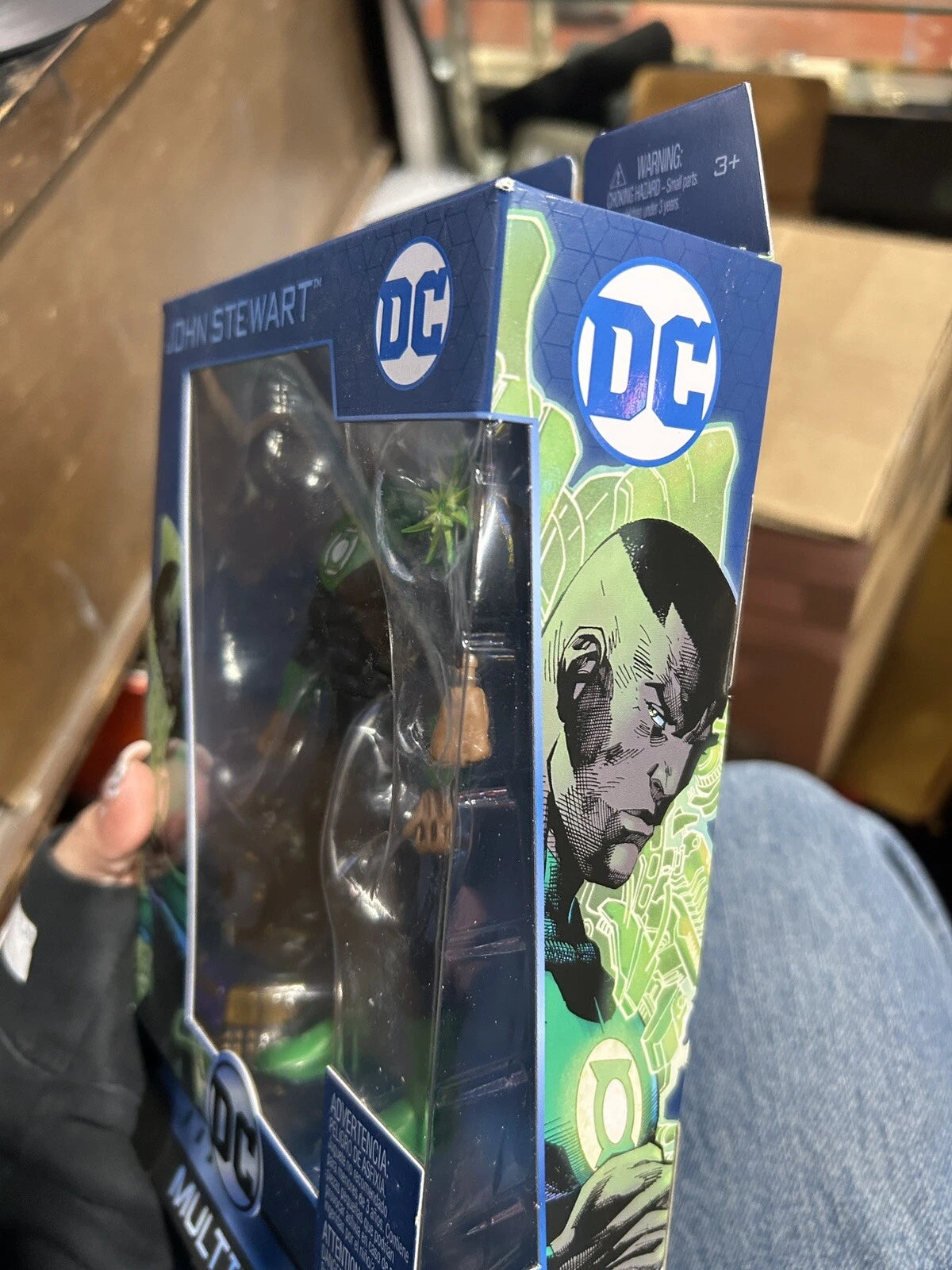 DC Multiverse - John Stewart / Green Lantern - 6" Figure - C&C Ninja Batman BAF