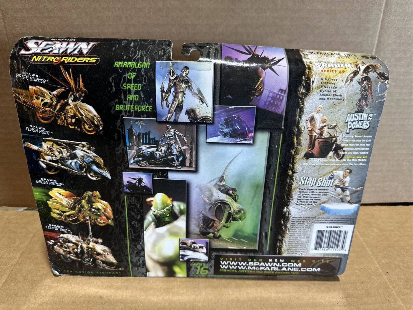 Lot Of 6 McFarlane Spawn Series 16 NITRO RIDERS AFTER BURNER Figures 1999