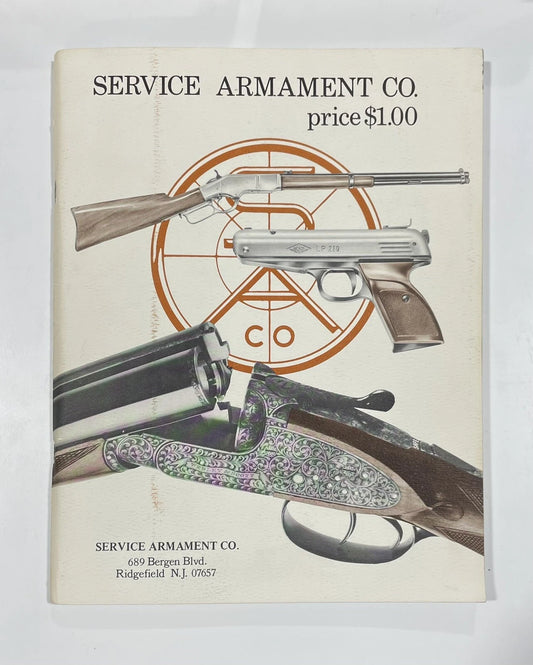 Vintage SERVICE ARMAMENT CO Catalog Manual Book